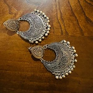 Indian oxidised earrings